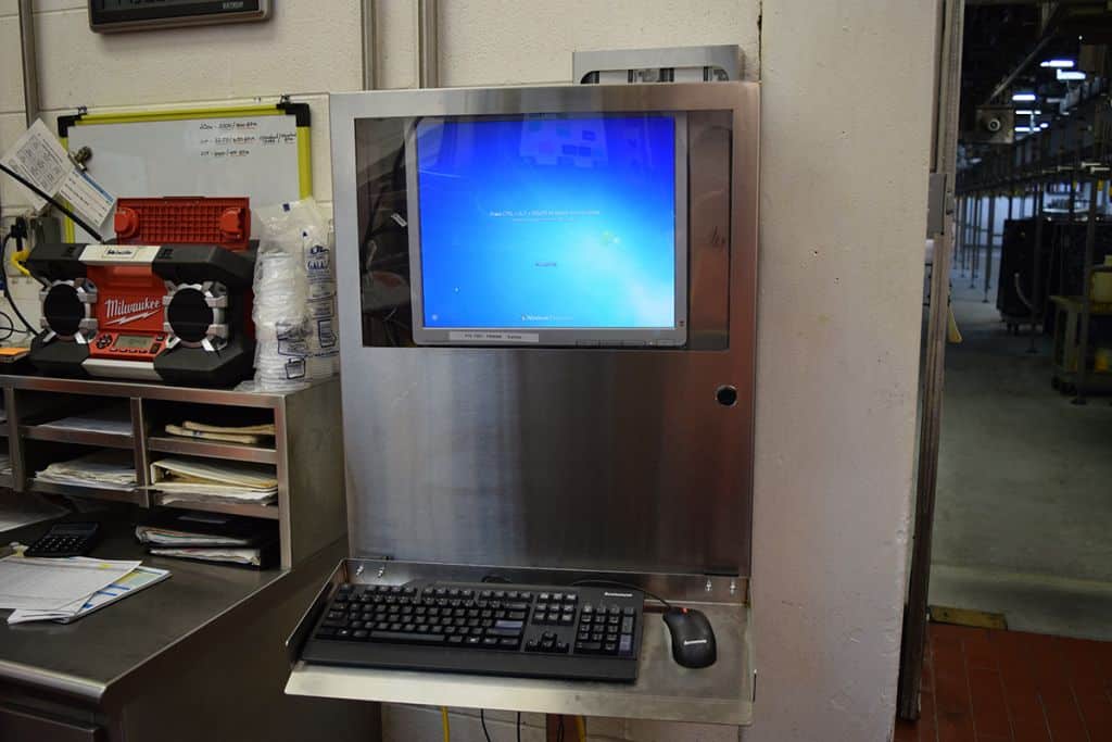 Beverage Plant Computer Cabinet